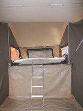 2012 Customline Off Road Deluxe Camper Trailer mattress with ladder